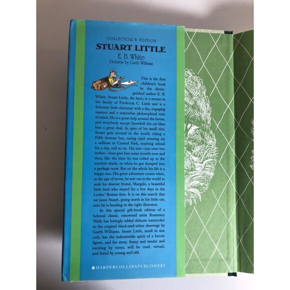 Stuart Little Collector's Edition By E.B. White Illustrated Hardcover 1973 - Picture 3 of 5